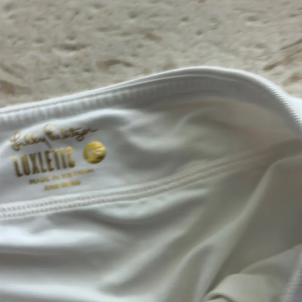 Lilly Pulitzer Luxletic White Tennis Skirt - Picture 3 of 5